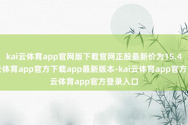 kai云体育app官网版下载官网正股最新价为15.4元-kai云体育app官方下载app最新版本-kai云体育app官方登录入口